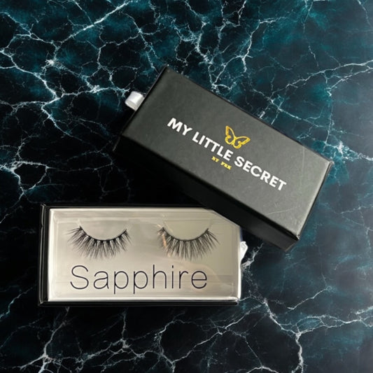 Sapphire Lashes | Lightweight Faux Mink Lashes for Effortless Glam | My Little Secret